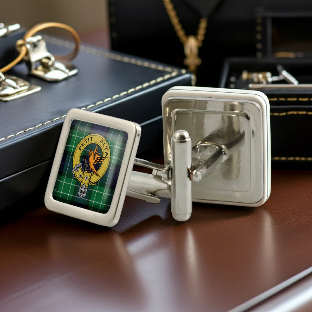 Abercrombie Clan Crest Cufflinks - Image 3