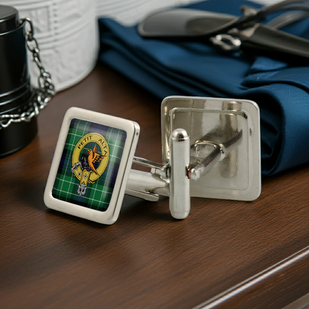 Abercrombie Clan Crest Cufflinks - Image 4