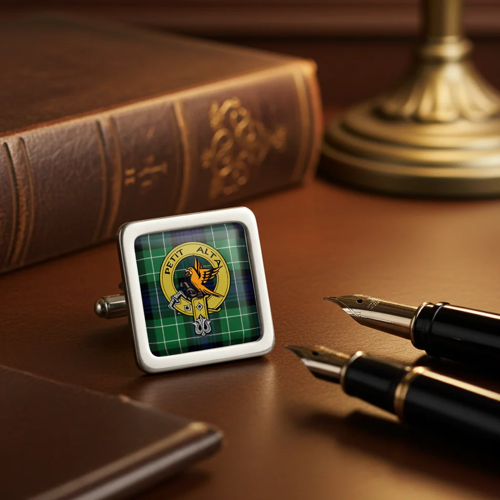 Abercrombie Clan Crest Cufflinks - Image 5