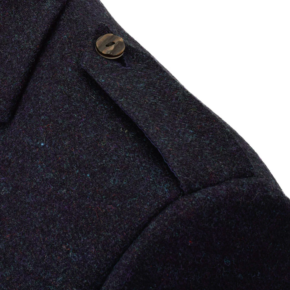 Argyll Kilt Jacket and Waistcoat- Elgin Blue Tweed - Image 4