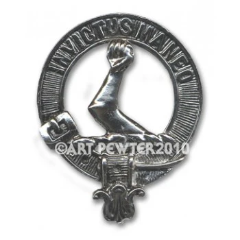 Armstrong Pewter Clan Crest Buckle For Kilt Belts - Image 2