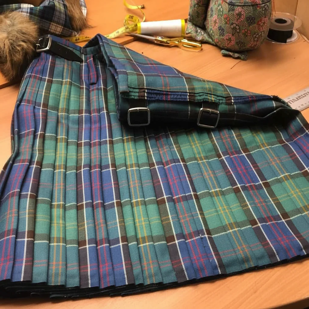 Ayrshire District Mediumweight Hand Stitched Kilt - Image 3