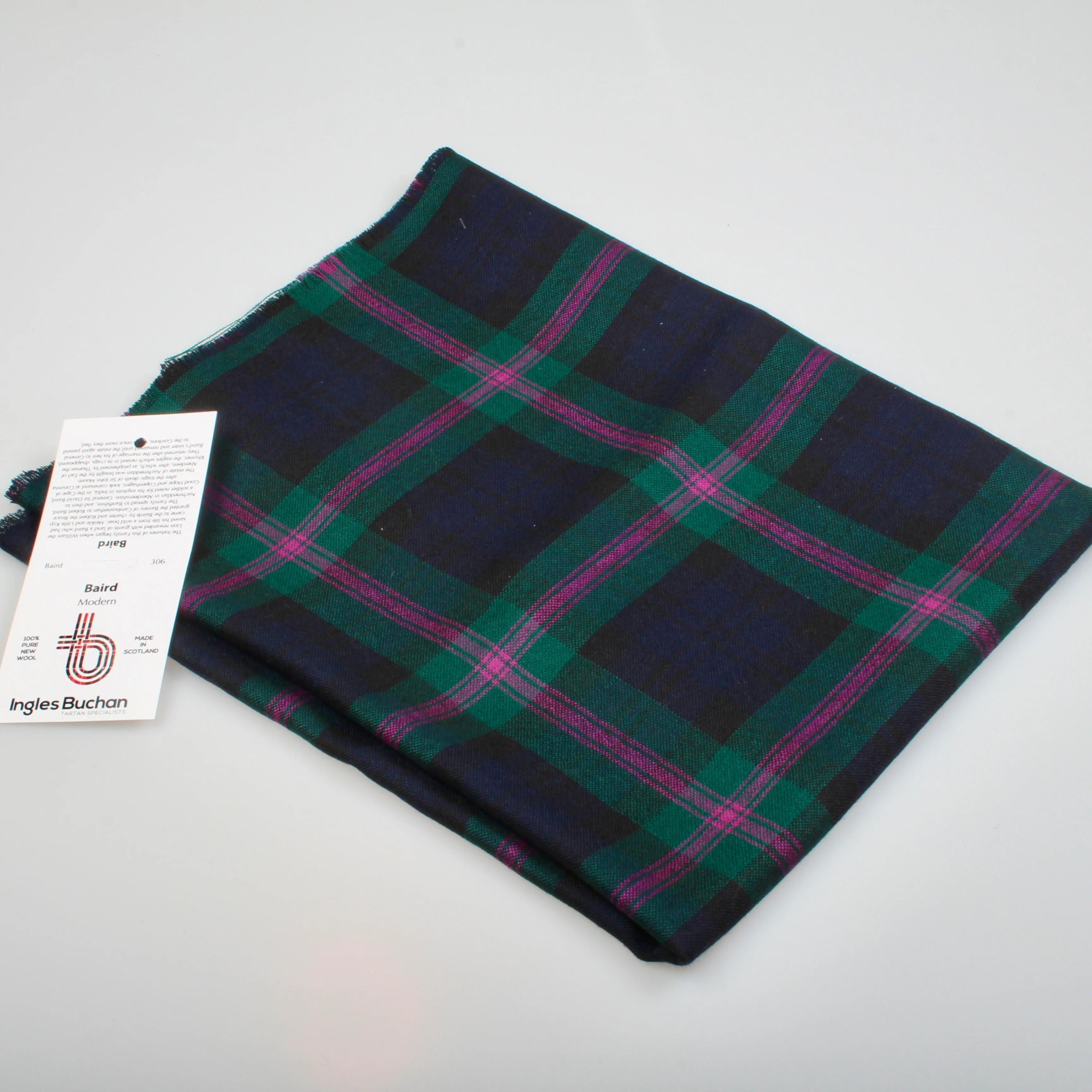 Baird Modern Wool Tartan Stole