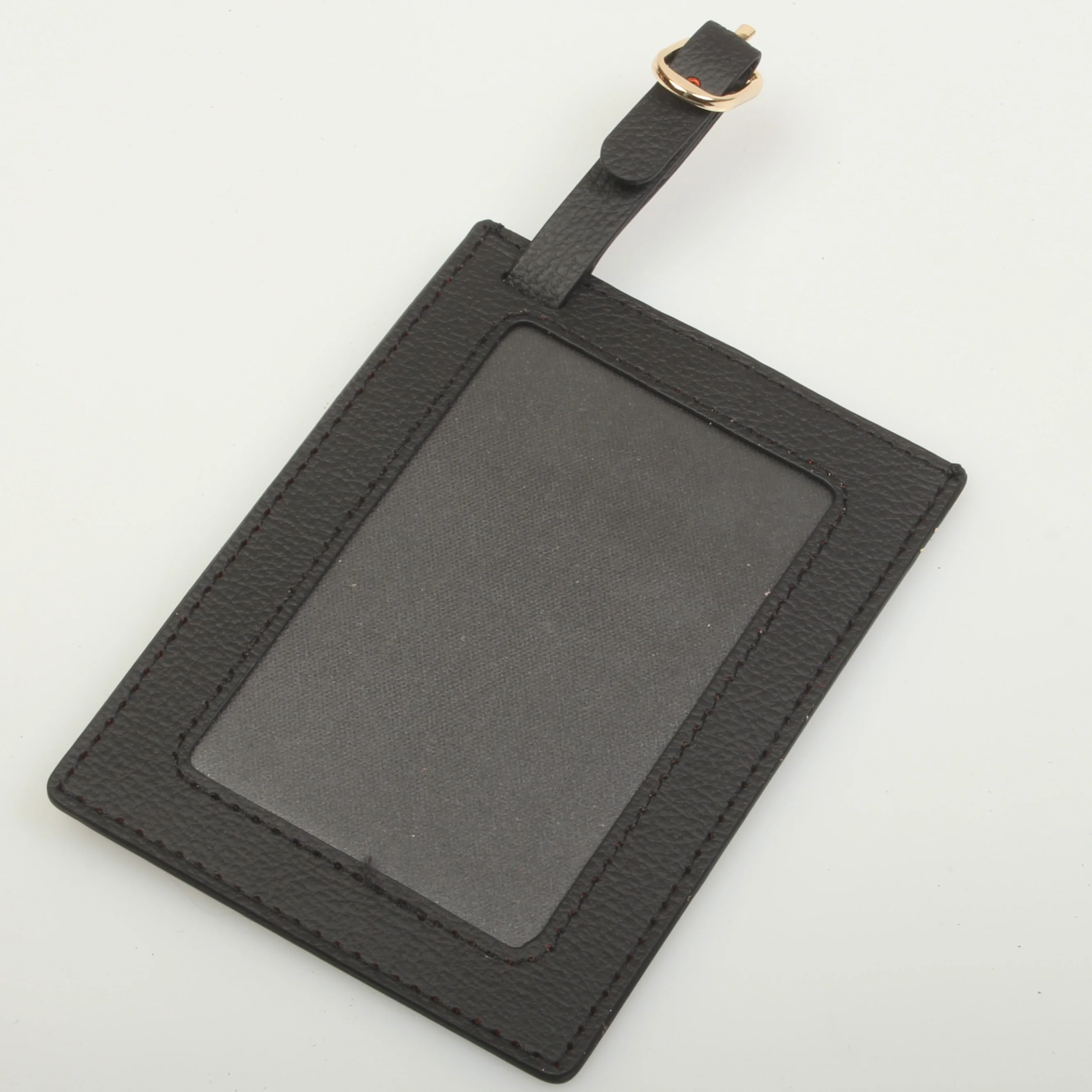 Balfour Clan Crest Engraved PU Leather Luggage Tag - Image 3