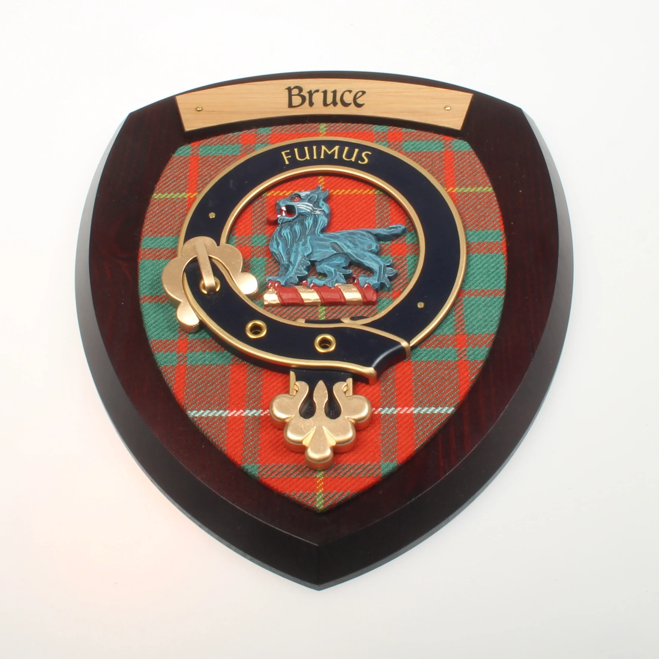 Bruce Clan Crest Wall Plaque. - Image 3