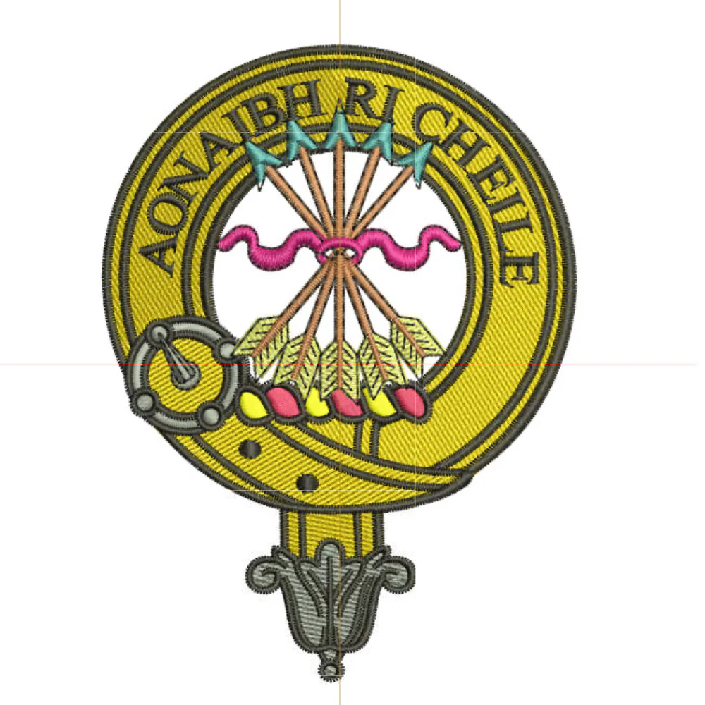 Cameron Clan Crest Embroidered Polo - Image 2