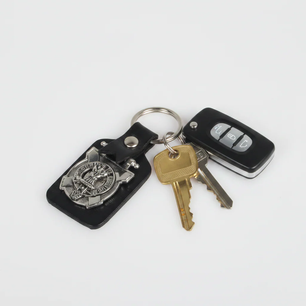 Cameron Clan Crest Pewter Key Fob - Image 2