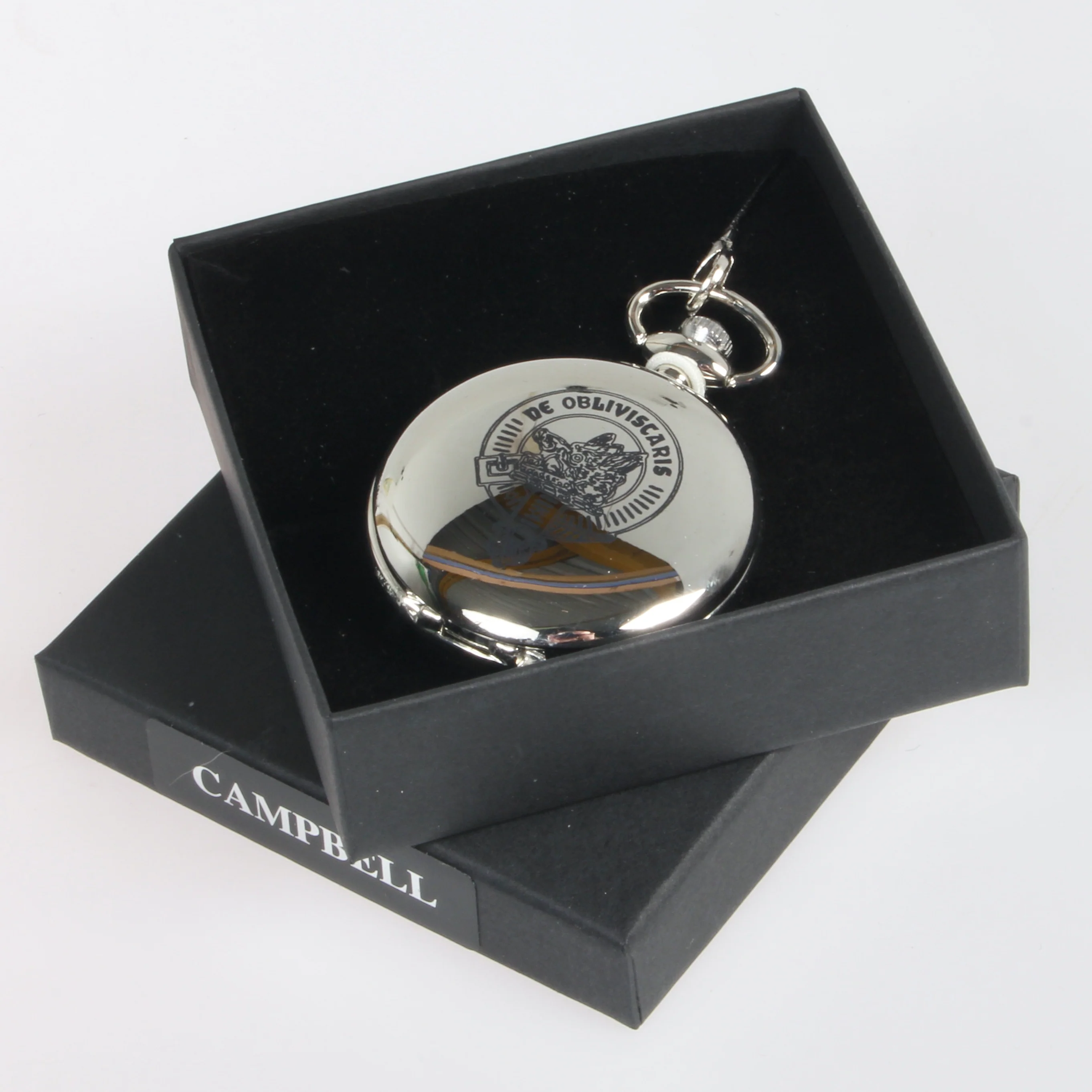 Campbell Clan Crest Engraved Pocket Watch - Image 2