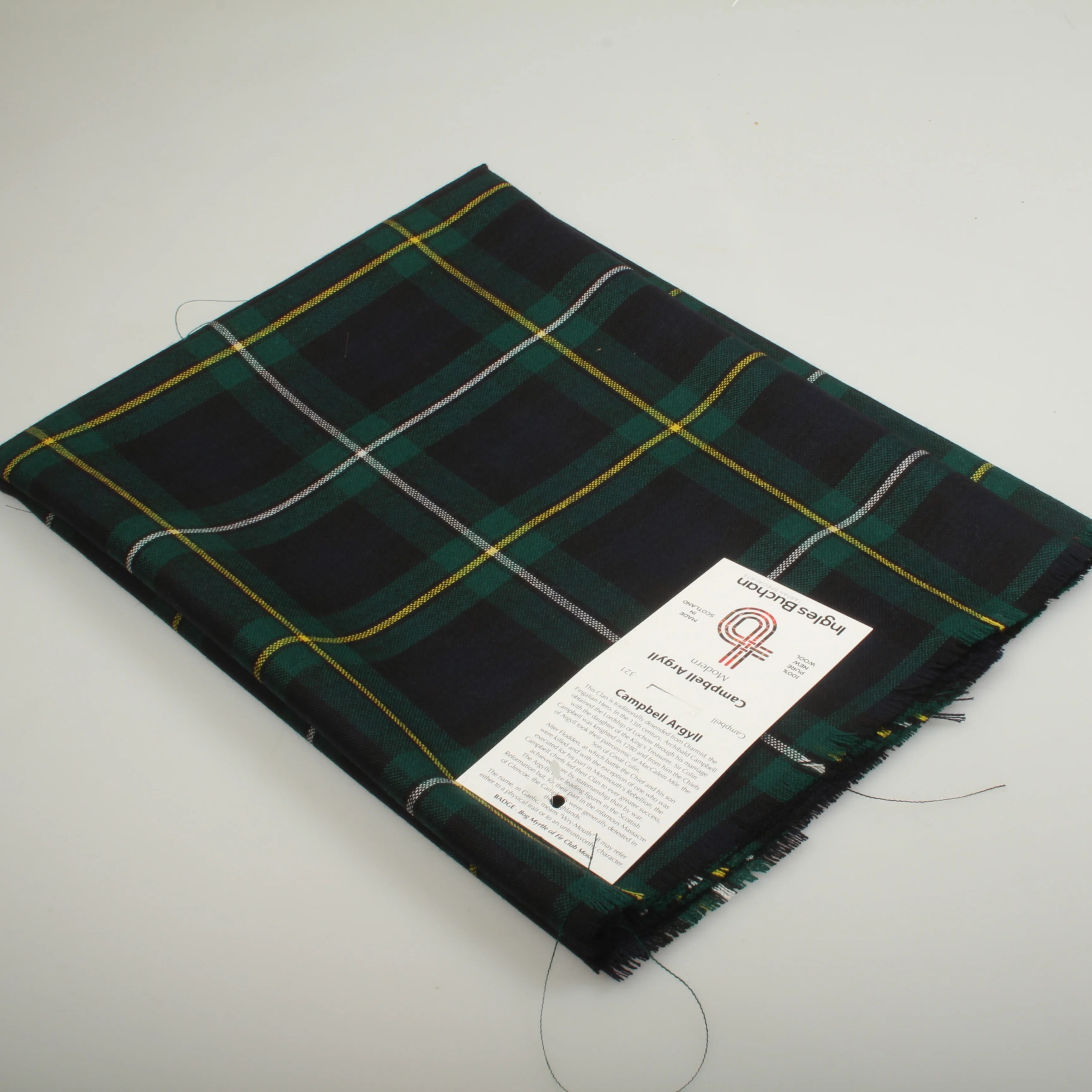 Campbell of Argyll  Modern Tartan Wool Shawl