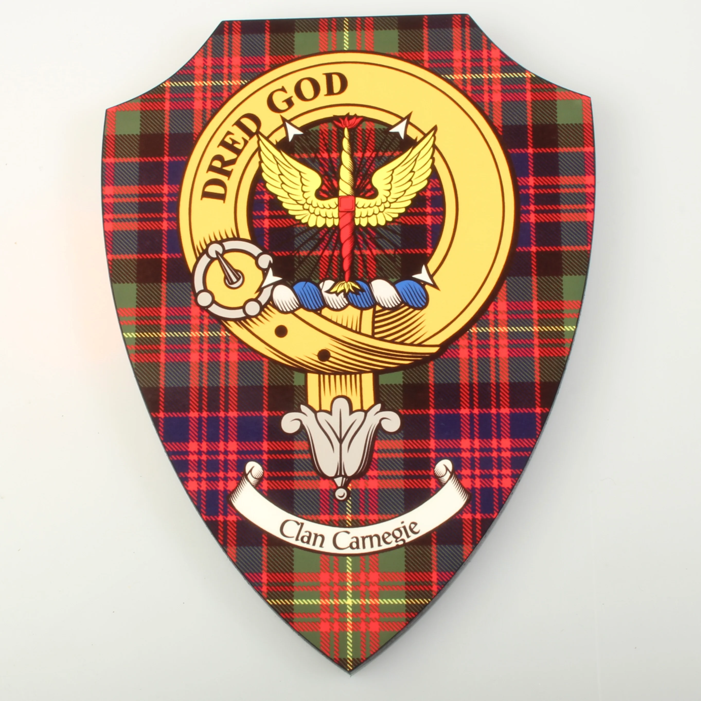Carnegie Clan Crest Printed Wall Plaque - Custom Made - Image 3