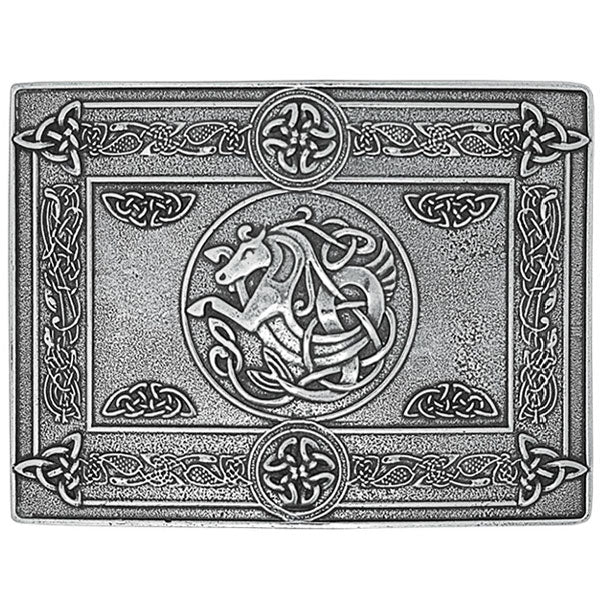 Celtic Horse Belt Buckle - Image 3