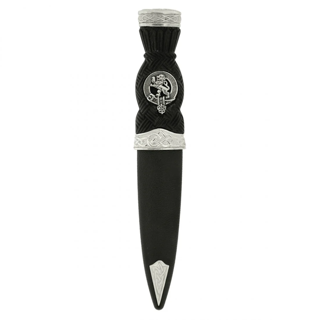 Celtic Pattern Top Clan Crest Sgian Dubh - Image 3