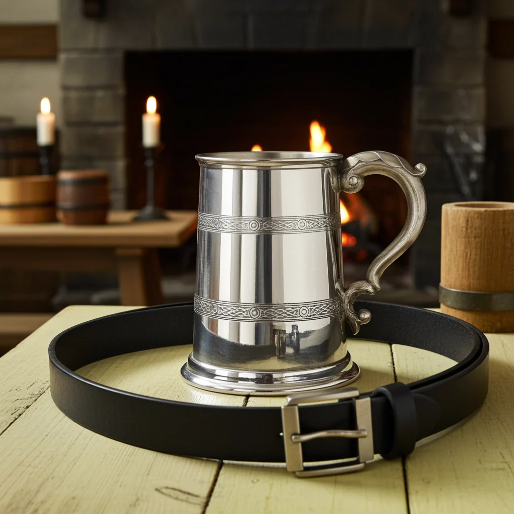 Celtic Pint Pewter Tankard - Image 3