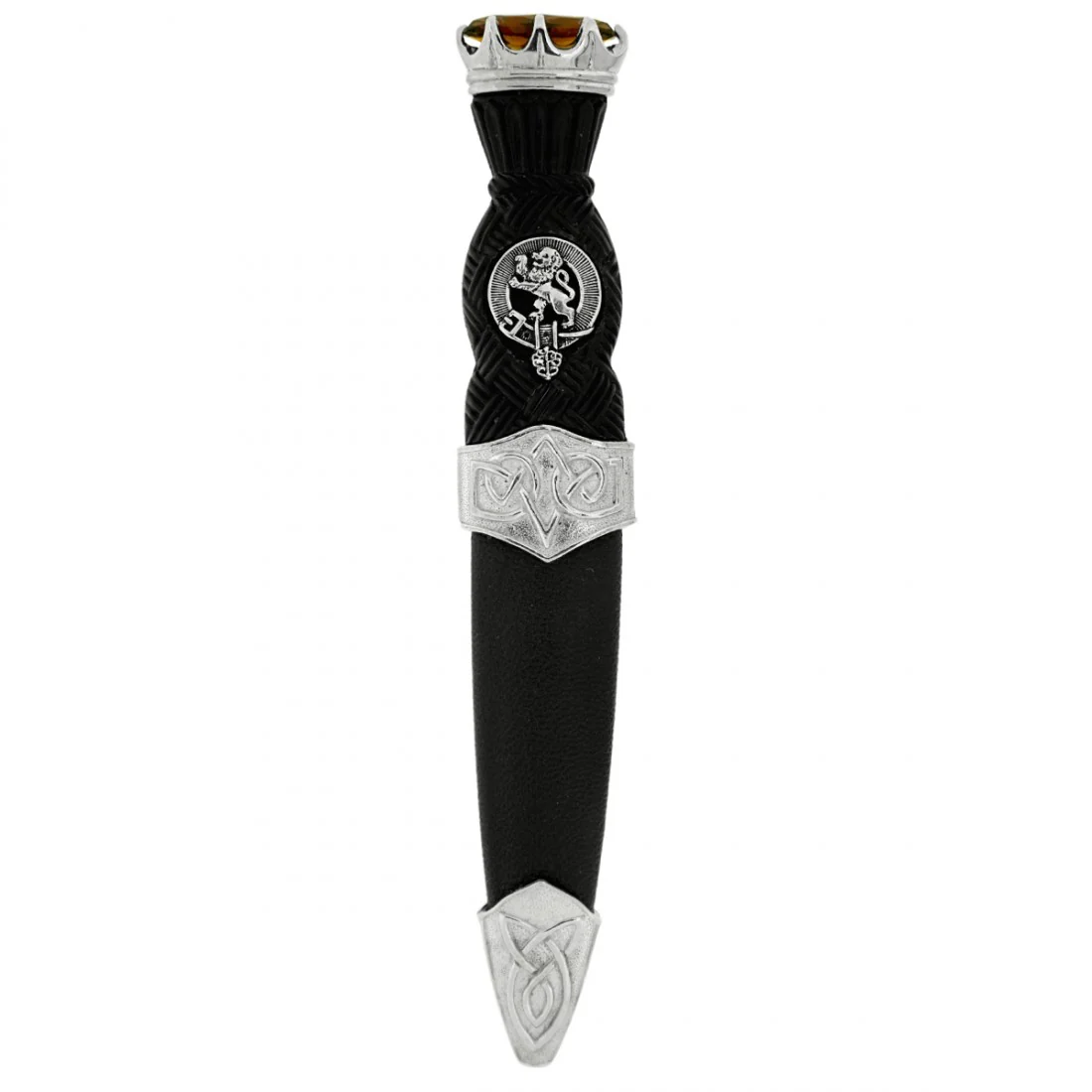 Celtic Stone Top Clan Crest Sgian Dubh - Image 3