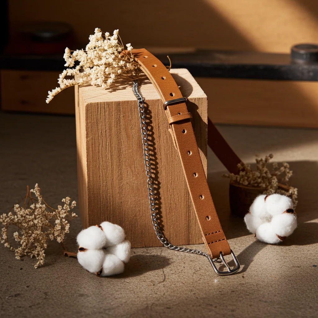 Chain Strap - Norwood Brown Leather - Image 3
