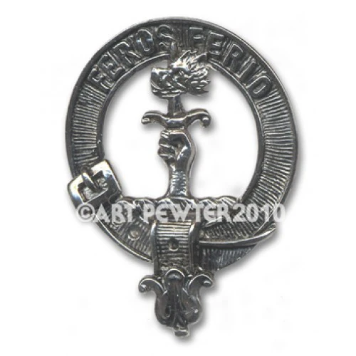 Chisholm Pewter Clan Crest Buckle For Kilt Belts - Image 2