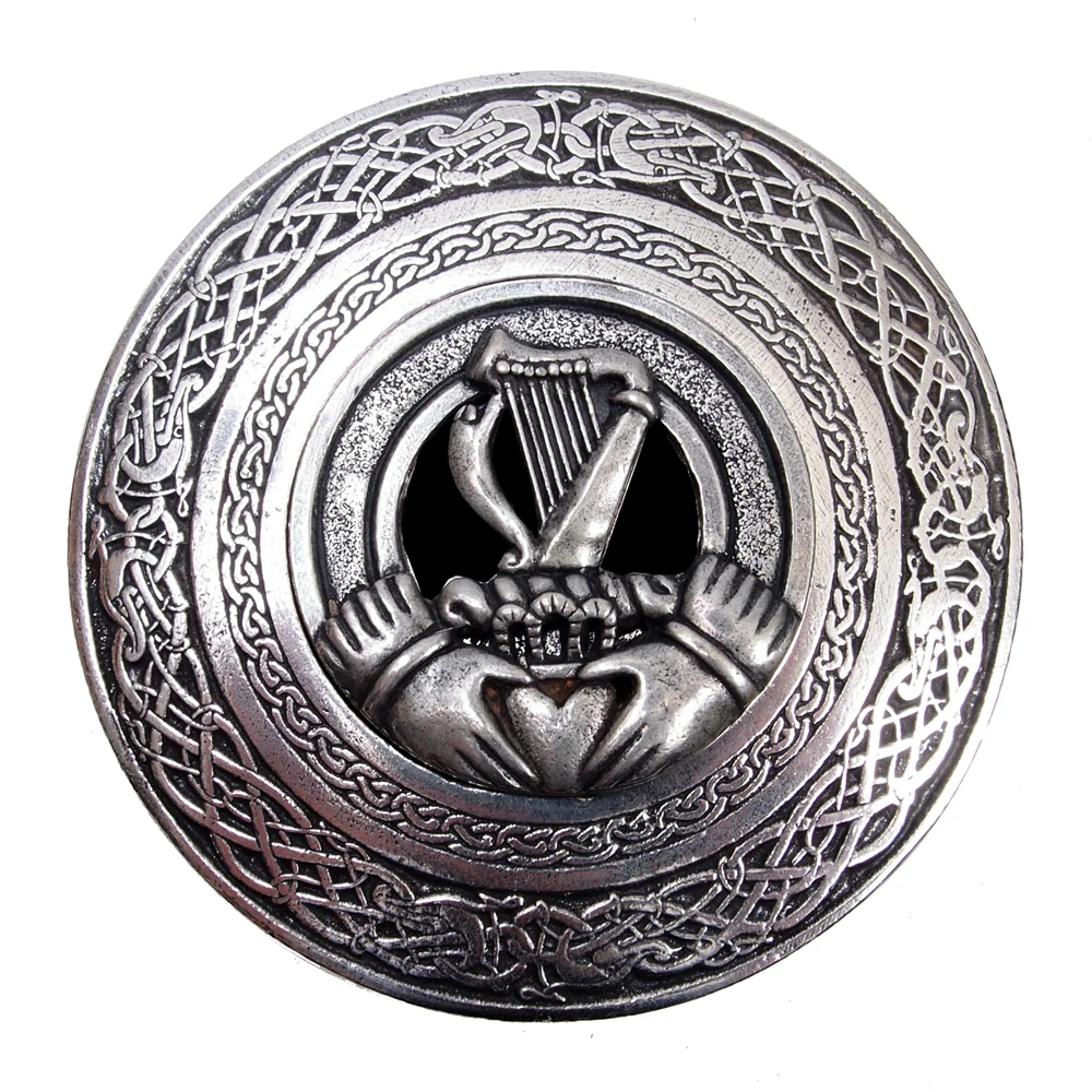 Circular Clan Crest Buckle For Kilt Belts - All Clan