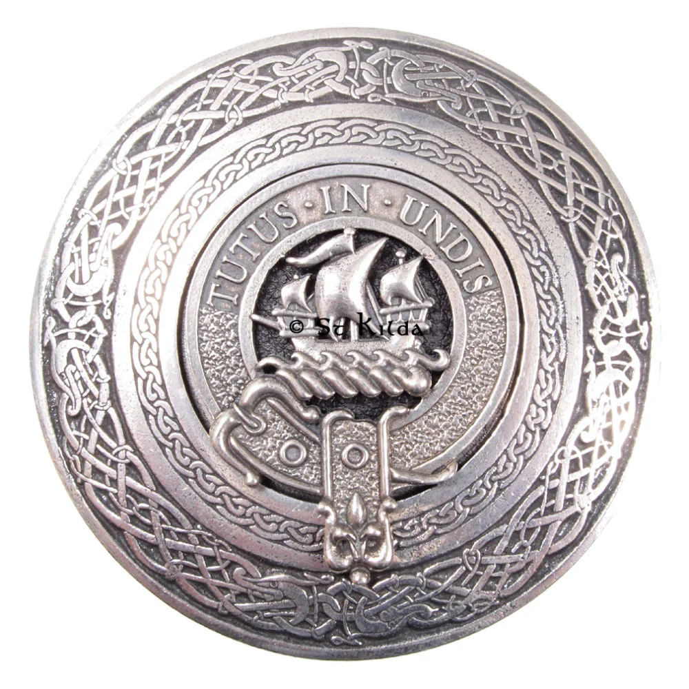 Circular Clan Crest Buckle For Kilt Belts - All Clan - Image 3