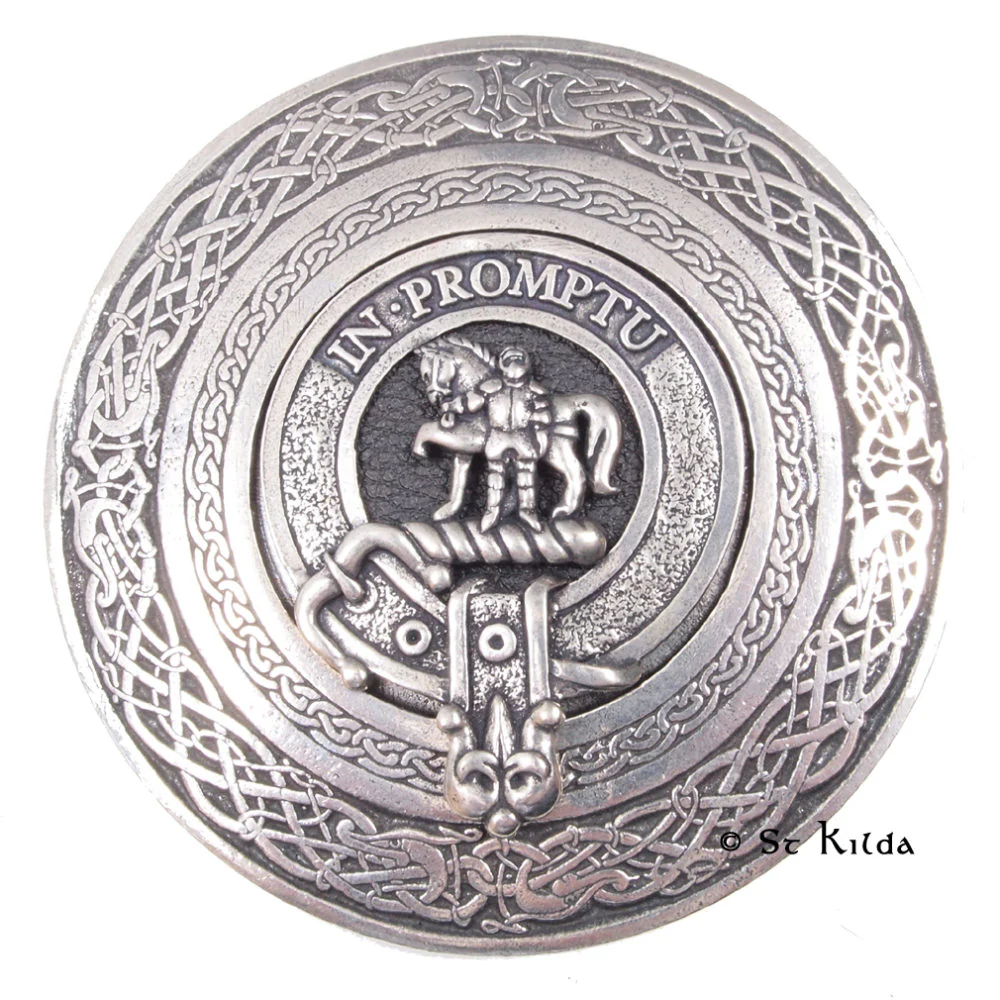 Circular Clan Crest Buckle For Kilt Belts - All Clan - Image 4