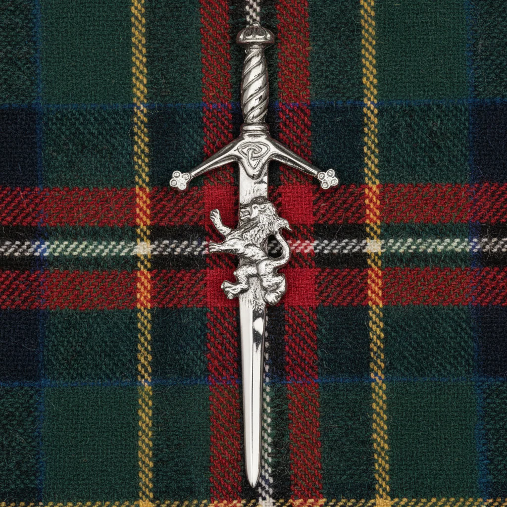 Claidhmhor with Lion Kilt Pin