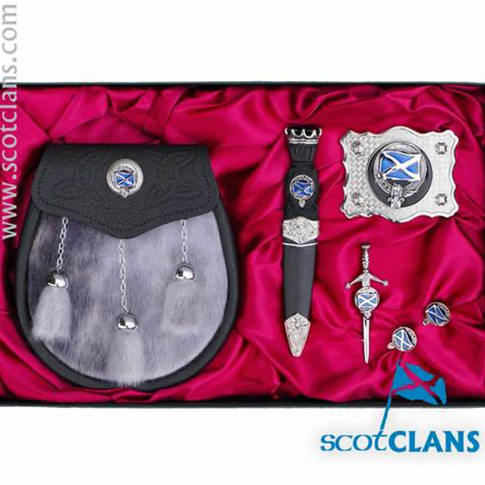 Clan Crest Accessory Set with Semi Dress Sporran - Image 3