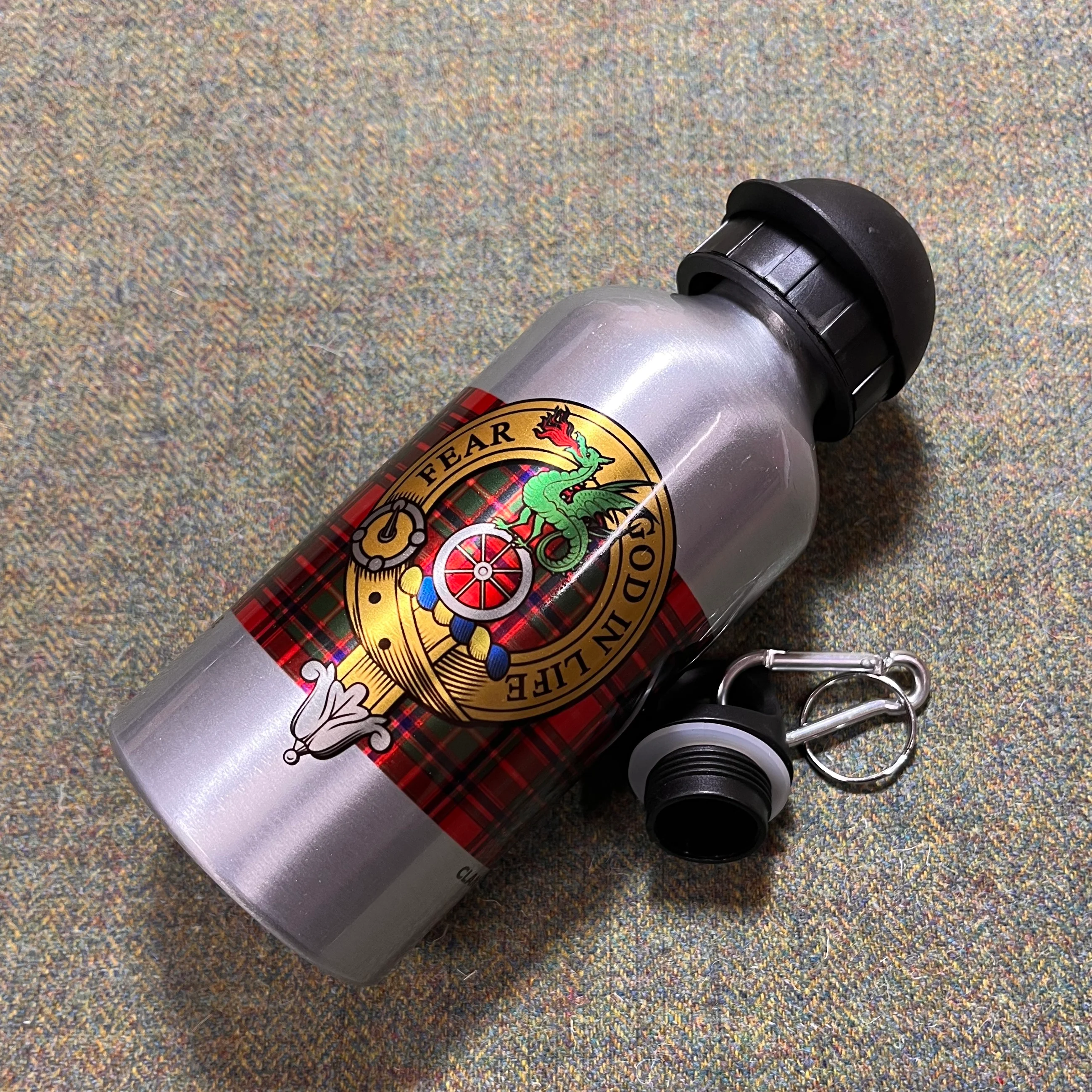 Clan Crest Aluminium Water Bottle - Image 3
