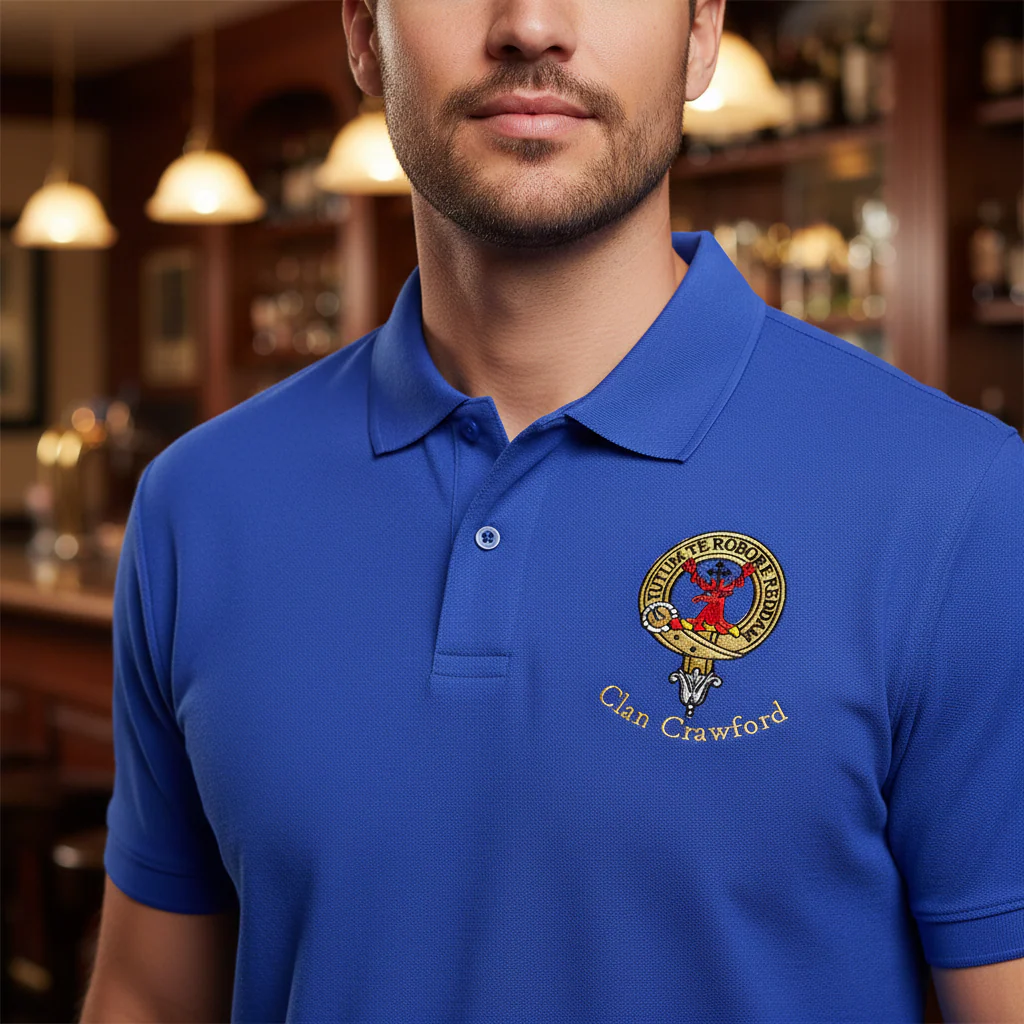 Clan Crest Embroidered Polos