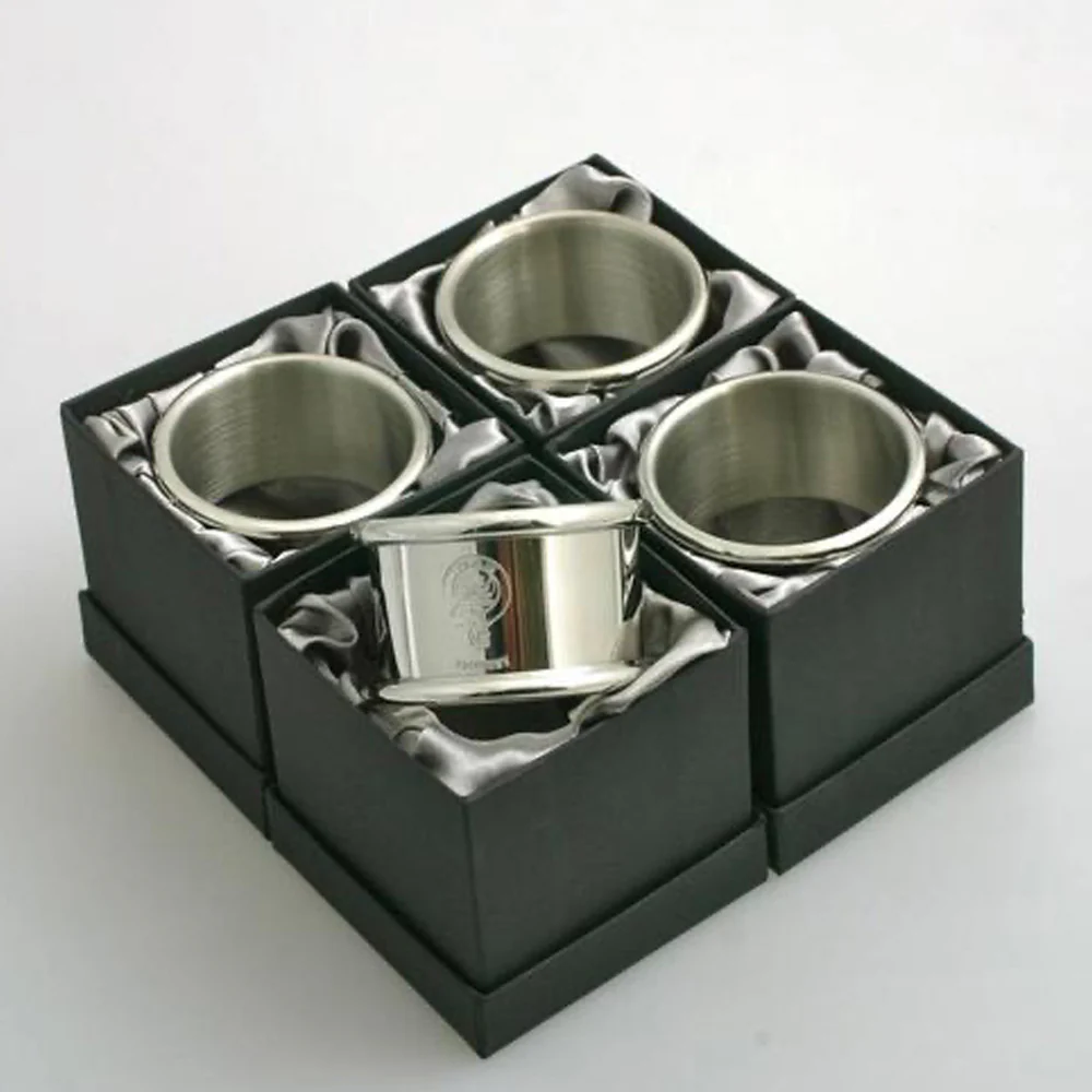 Clan Crest Engraved Napkin Ring Set of 4 - Image 2