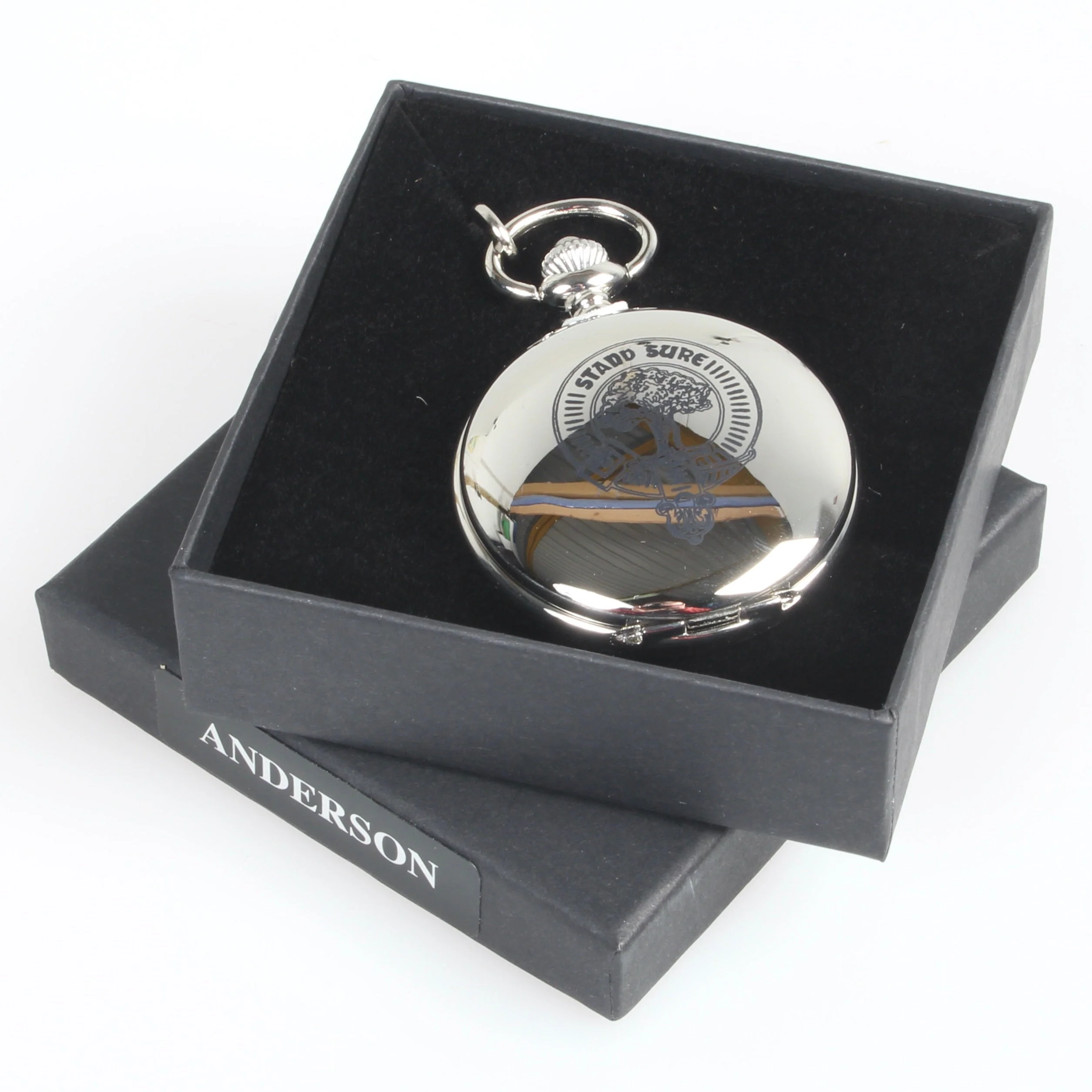 Clan Crest Engraved Pocket Watch - Image 2