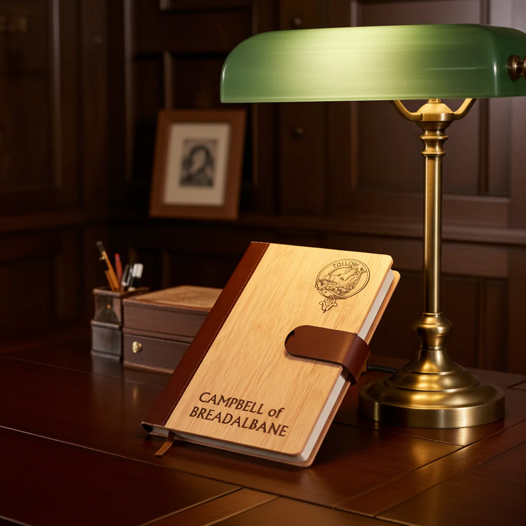 Clan Crest Luxury Bamboo Covered Notebook Boxed Set - Image 8