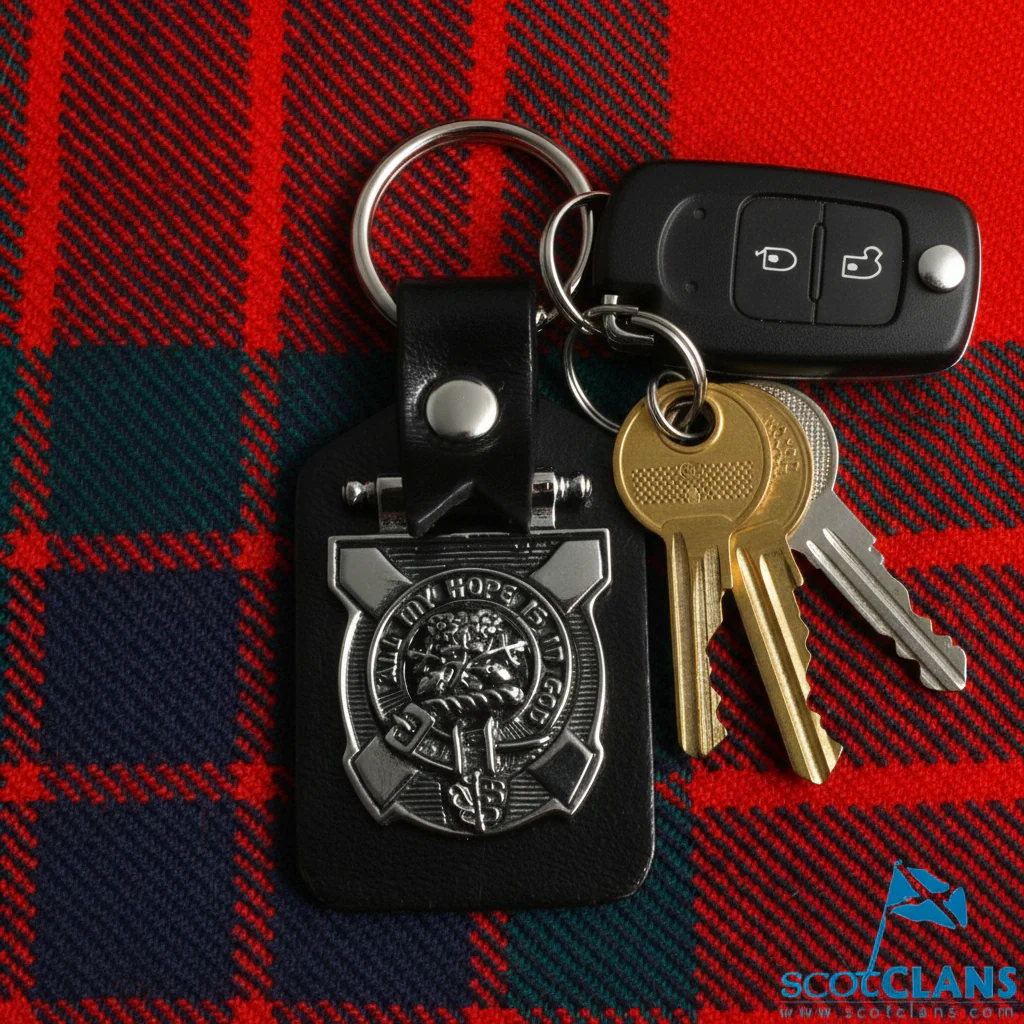 Clan Crest Pewter Key Fob - All Clans - Image 2