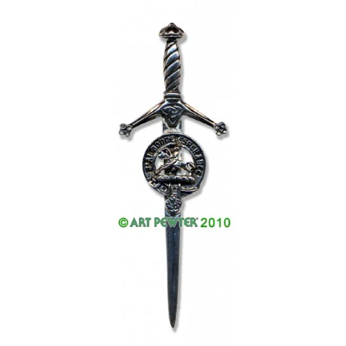 Clan Crest Pewter Kilt Pin with Craig Crest