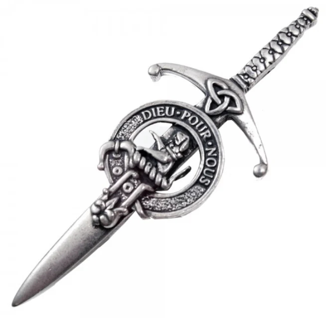 Clan Crest Pewter Kilt Pin with Fletcher Crest
