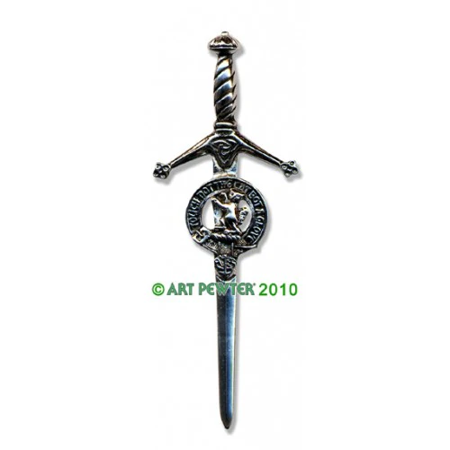 Clan Crest Pewter Kilt Pin with MacKintosh Crest
