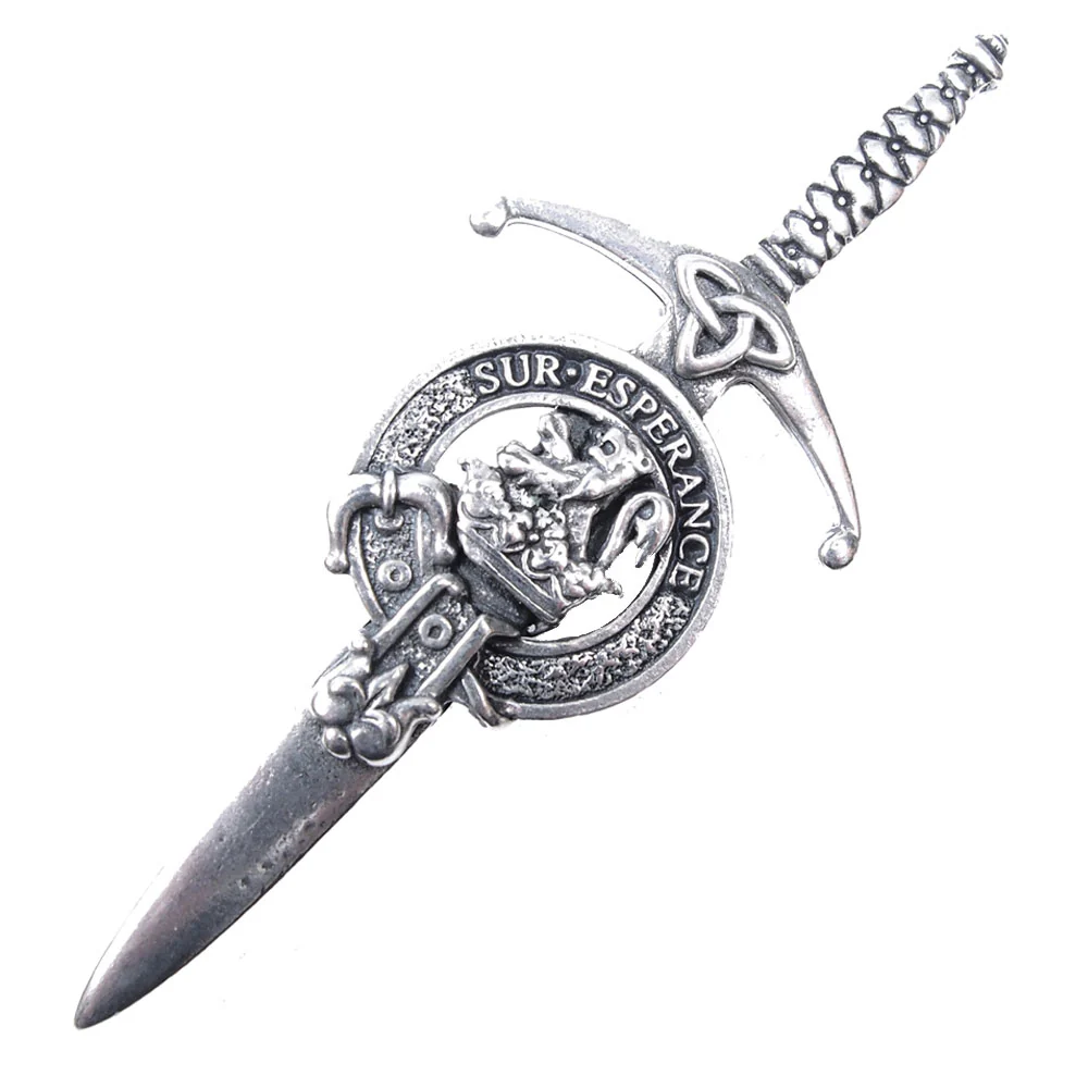 Clan Crest Pewter Kilt Pin with Moncrieffe Crest