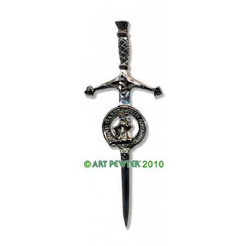 Clan Crest Pewter Kilt Pin with Montgomery Crest