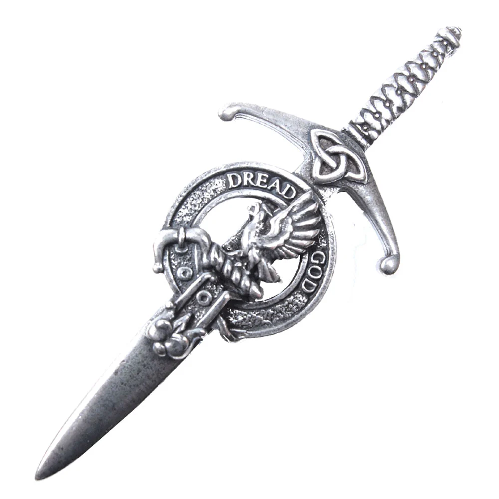 Clan Crest Pewter Kilt Pin with Munro Crest