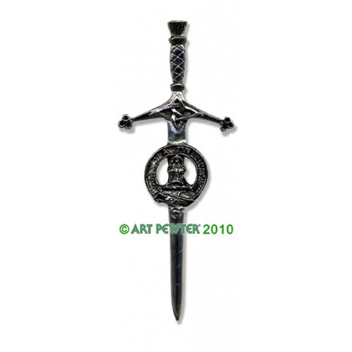 Clan Crest Pewter Kilt Pin with Ogilvie Crest