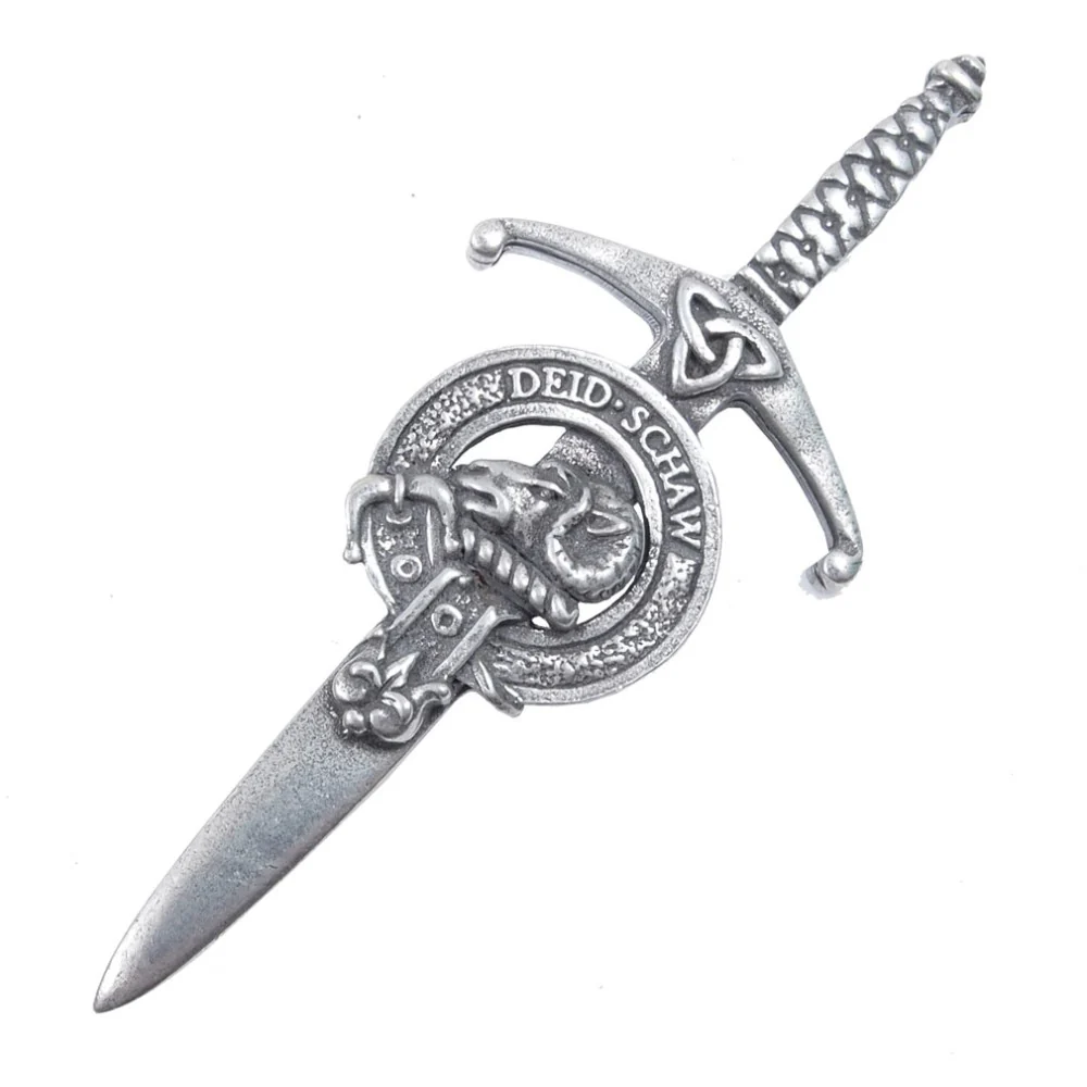 Clan Crest Pewter Kilt Pin with Ruthven Crest