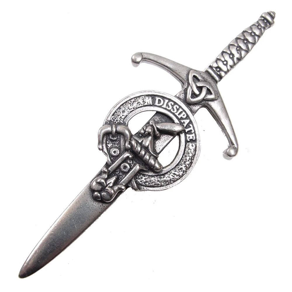 Clan Crest Pewter Kilt Pin with Scrymegour Crest