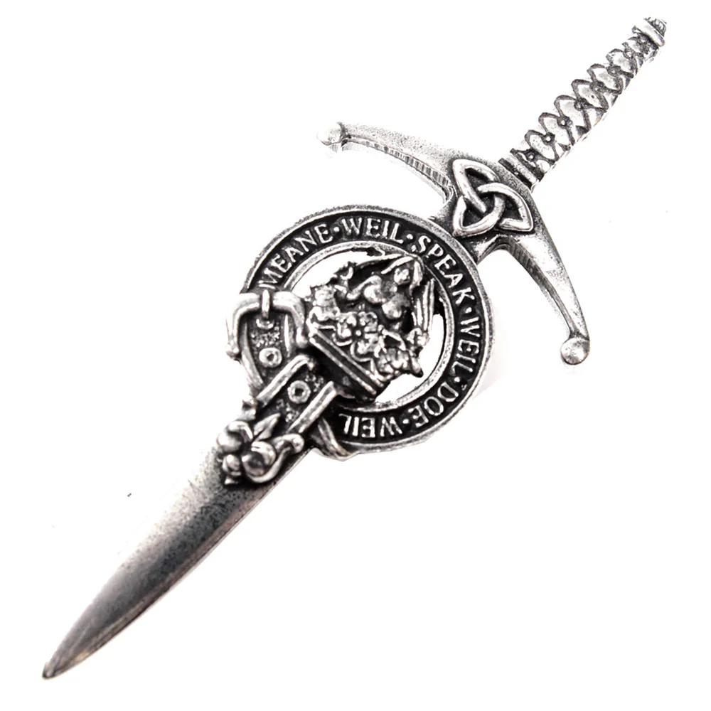 Clan Crest Pewter Kilt Pin with Urquhart Crest