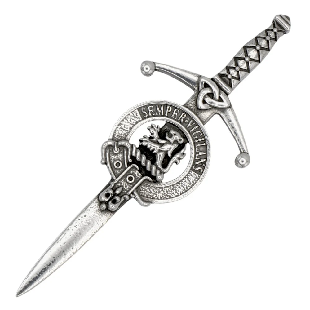 Clan Crest Pewter Kilt Pin with Wilson Crest