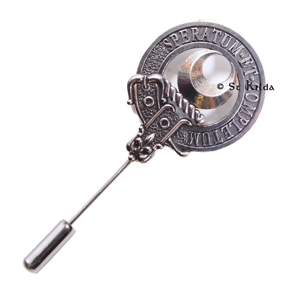 Clan Crest Pins in Pewter - St Kilda - Image 2