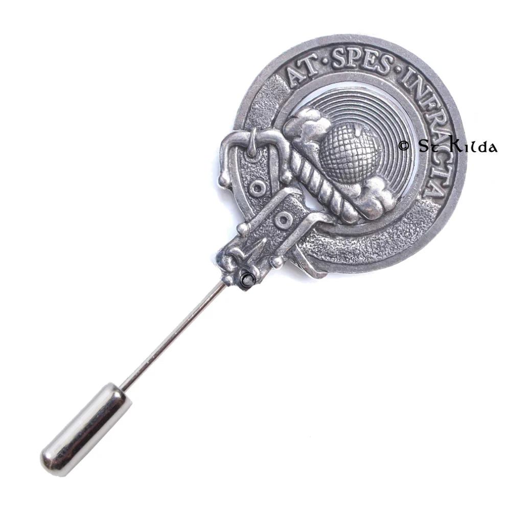 Clan Crest Pins in Pewter - St Kilda - Image 4
