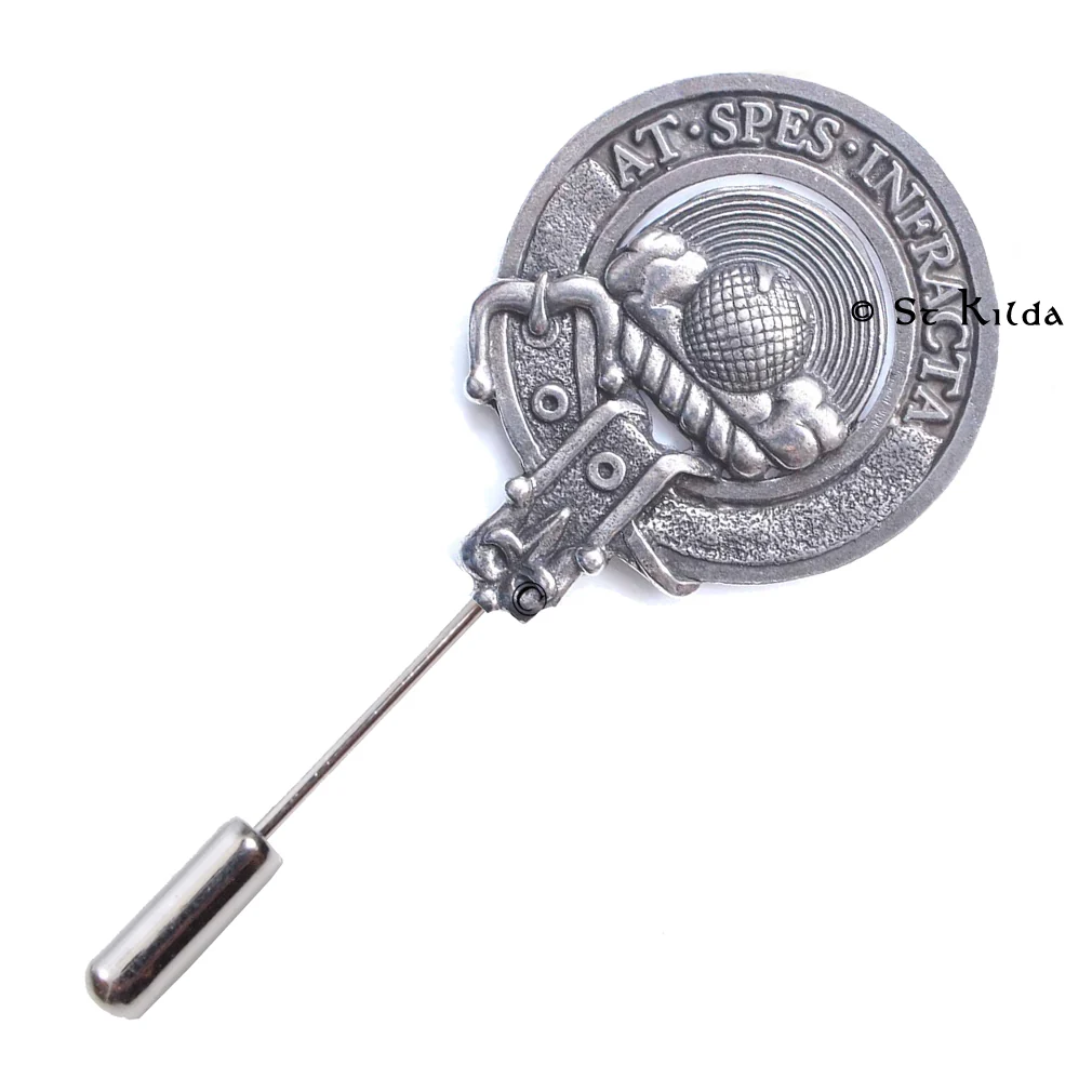 Clan Crest Pins in Pewter - St Kilda - Image 5