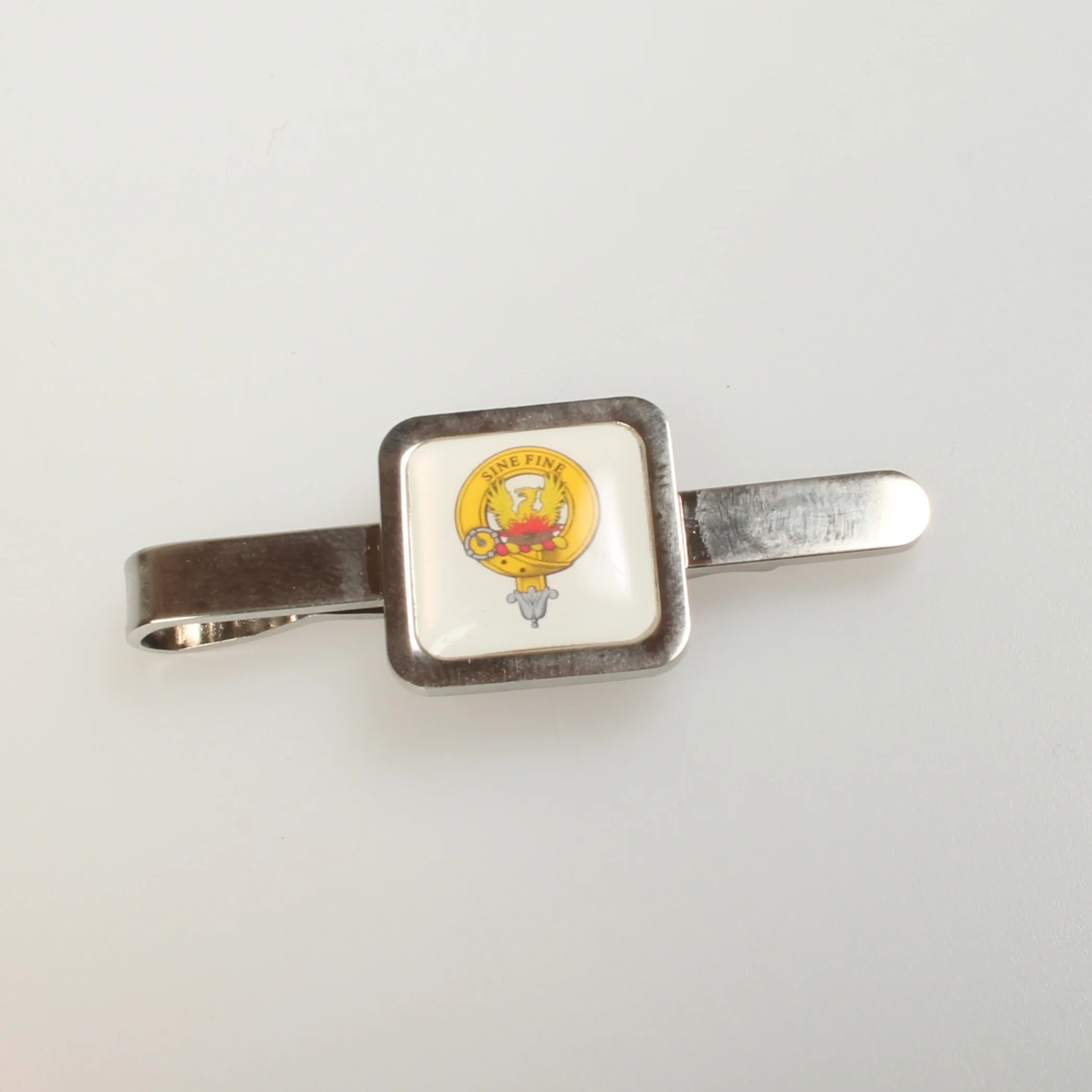 Clan Crest Square Tie Slide - White Back - Image 3