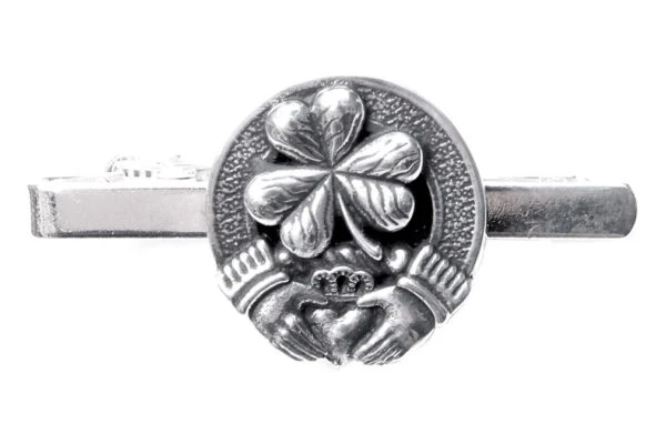 Clan Crest Tie Clips in Pewter - St Kilda - Image 4