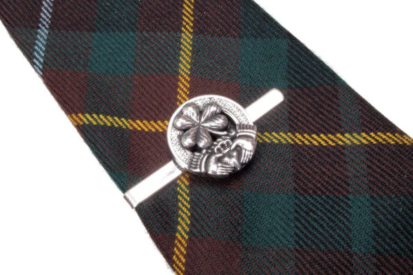 Clan Crest Tie Clips in Pewter - St Kilda - Image 5