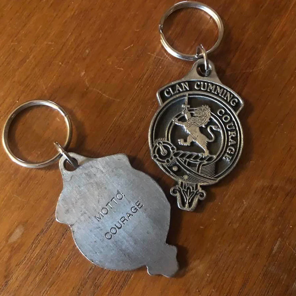 Clan Cumming Metal Keyring