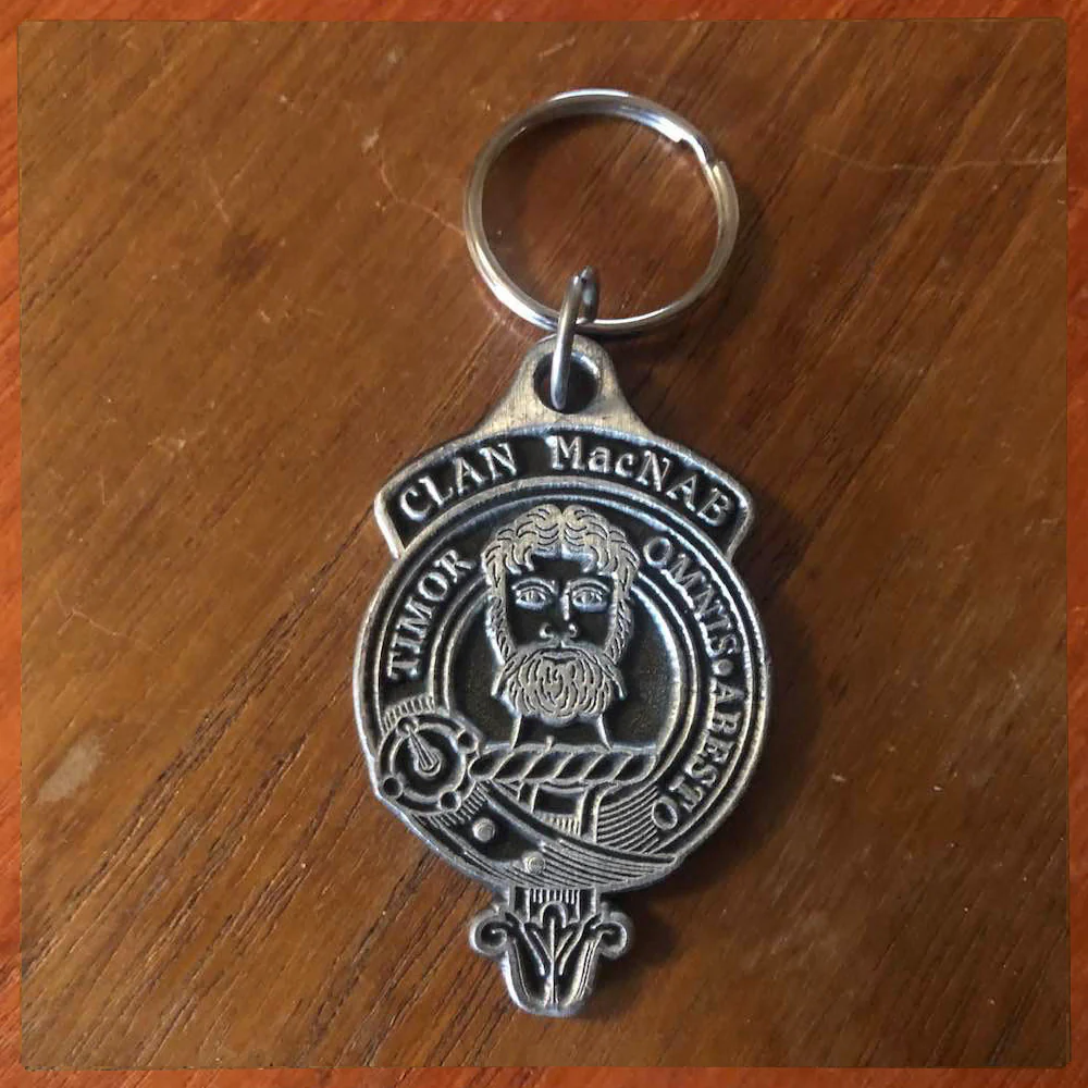 Clan MacIntyre Metal Keyring